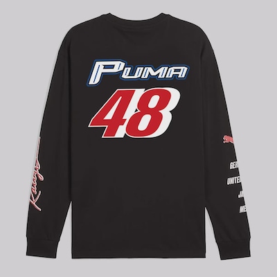 Camiseta Manga Longa Masculina Puma Graphics Brocoli - Foto 4