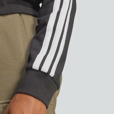 Blusão de Moletom Feminino adidas 3 Stripes com Capuz - Foto 6