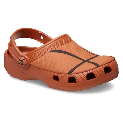 Sandália Crocs Infantil classic bola basquete clog t sienna - Foto 3