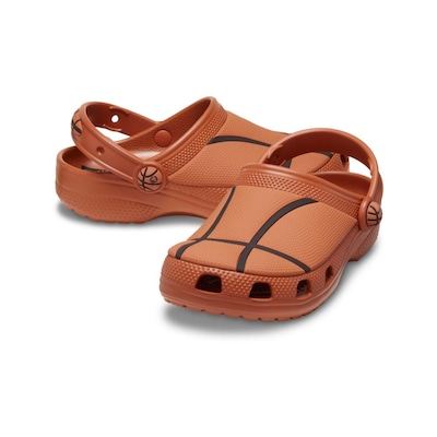 Sandália Crocs Infantil classic bola basquete clog t sienna - Foto 4