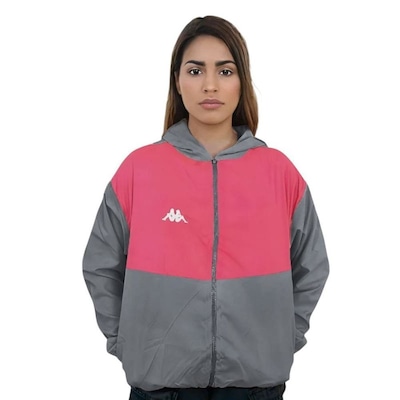 Jaqueta Corta Vento Feminina Kappa com Capuz Lory - Foto 1