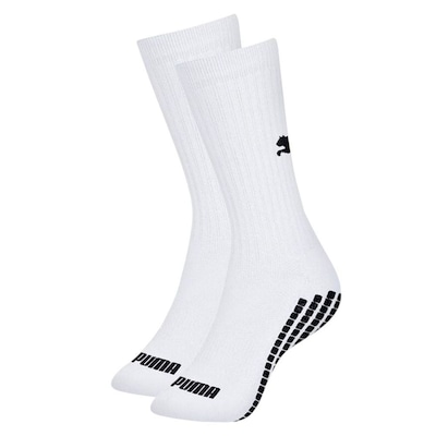 Meia Cano Médio Puma Traction Antiderrapante Masculina - Foto 1