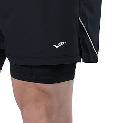 Short Elite Duplo Running Masculino - Foto 2