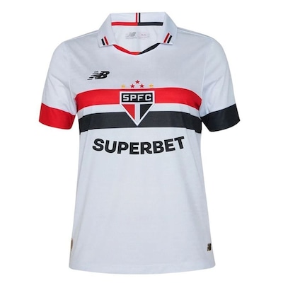 Camisa do São Paulo 24/25 New Balance Torcedor Feminina - Foto 1
