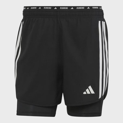 Short Masculino adidas Own The Run 3-Stripes 2 In 1 - Foto 1