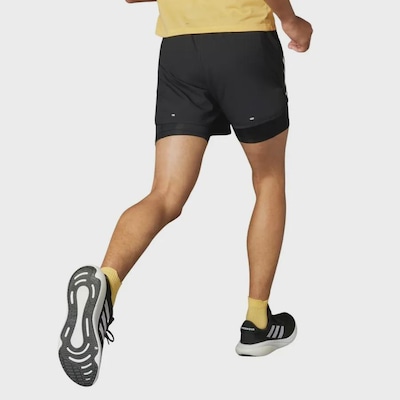 Short Masculino adidas Own The Run 3-Stripes 2 In 1 - Foto 3