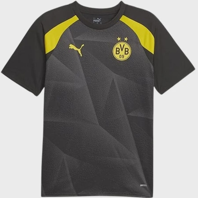Camisa Pré-Jogo Borussia Dortmund Masculina Puma - Foto 1