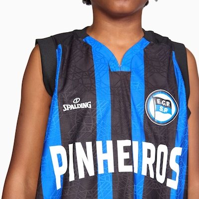 Camiseta Regata Infantil Spalding Pinheiros Fan Game ECP Home 24/25 - Foto 3