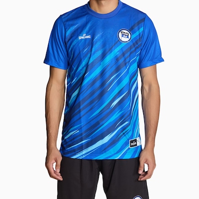 Camiseta Masculina Spalding Pinheiros Fan Warm Up ECP 24/25 - Foto 1