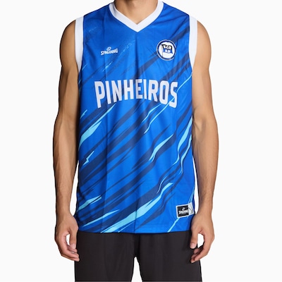Camiseta Regata Masculina Spalding Pinheiros Fan Warm Up ECP 24/25 - Foto 1