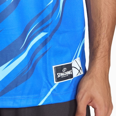 Camiseta Regata Masculina Spalding Pinheiros Fan Warm Up ECP 24/25 - Foto 4