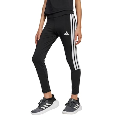 Calça Legging Infantil Adidas Essentials 3 Stripes - Foto 2