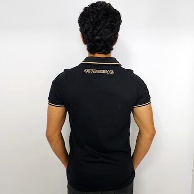 Camisa Corinthians Polo SCCP Gold Coimbra Masculino - Foto 2
