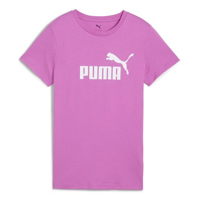 Camiseta Puma Essentials Logo Tee Wild Berry Feminina - Foto 1