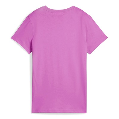 Camiseta Puma Essentials Logo Tee Wild Berry Feminina - Foto 2