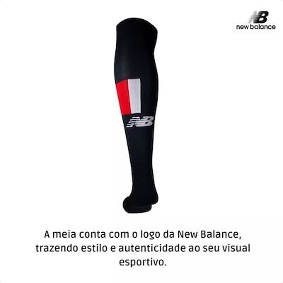 Meião Infantil São Paulo New Balance Home 2024 Cano Longo - Foto 3