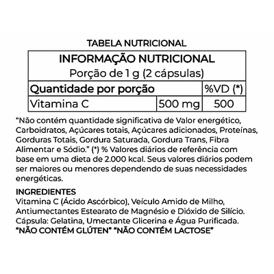 Vitamina C Mith Oficial 60 Cápsulas - Foto 2