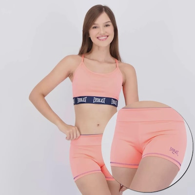Conjunto Shorts +Top Everlast Feminino - Foto 1