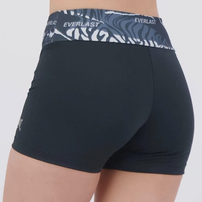 Conjunto Shorts e Top Everlast Basic IV Feminino Preto e Coral - Foto 6