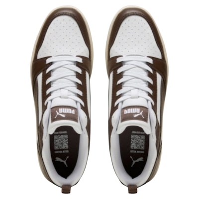 Kit Tênis Masculino Puma Rebound V6 Low Original + Meia - Foto 5