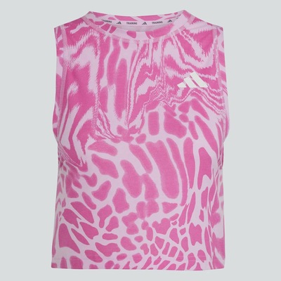 Cropped adidas AOP Essentials Feminino - Foto 4