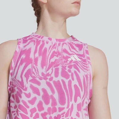 Cropped adidas AOP Essentials Feminino - Foto 5