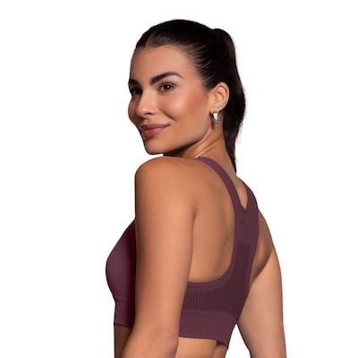 Top Nadador Selene Sem Costura Feminino - Foto 2