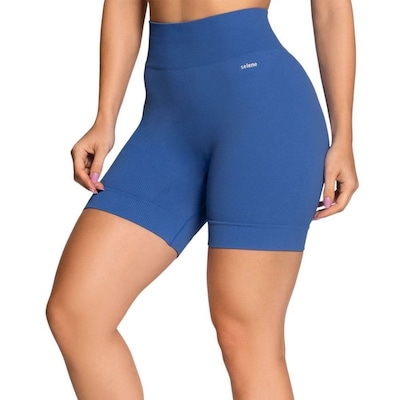 Short Selene Sem Costura Feminino - Foto 1