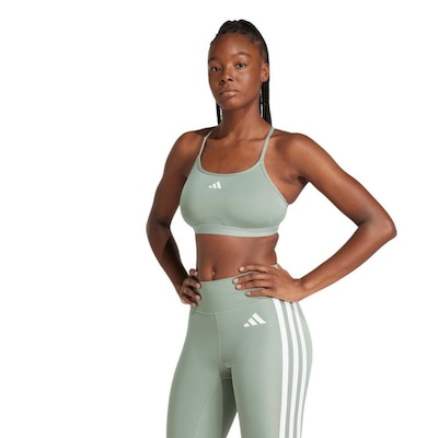 Top adidas Aeroreact Suporte Leve Feminino - Foto 1