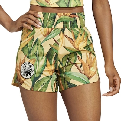 Short adidas Pacer x Farm Rio Feminino - Foto 1