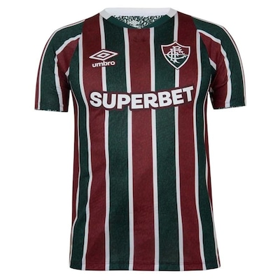 Camisa do Fluminense I 24/25 Umbro Infantil - Foto 1