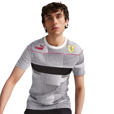 Camiseta Puma Scuderia Ferrari Race Camo SDS Masculina - Foto 1