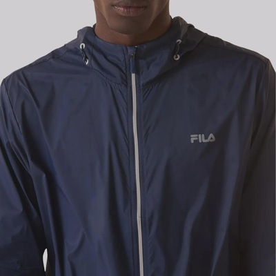 Jaqueta Corta Vento Masculina Fila com Capuz Racer Run - Foto 4