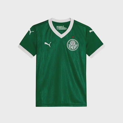 Camisa Infantil do Palmeiras I 25/26 Puma Torcedor - Foto 1