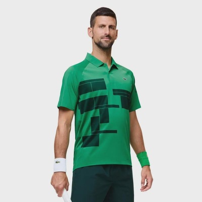 Camisa Polo Masculina Lacoste Tennis X Novak Djokovic Regular Fit - Foto 1
