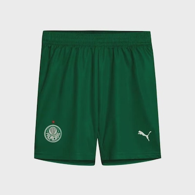 Calção do Palmeiras II 25/26 Infantil Puma Torcedor - Foto 1