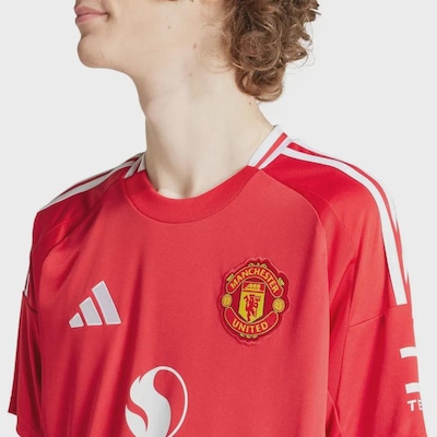 Camisa Manchester United I 2024/25 Masculina Adidas Torcedor - Foto 3