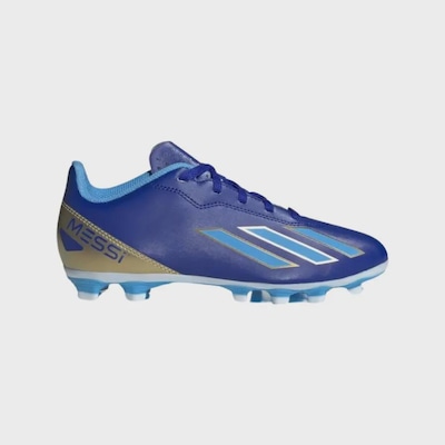 Chuteira de Campo Infantil Adidas X Crazyfast 23 Messi Club - Foto 1