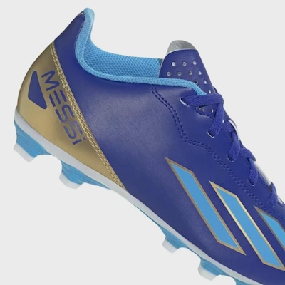 Chuteira de Campo Infantil Adidas X Crazyfast 23 Messi Club - Foto 4
