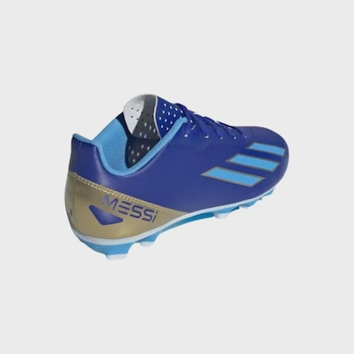 Chuteira de Campo Infantil Adidas X Crazyfast 23 Messi Club - Foto 5