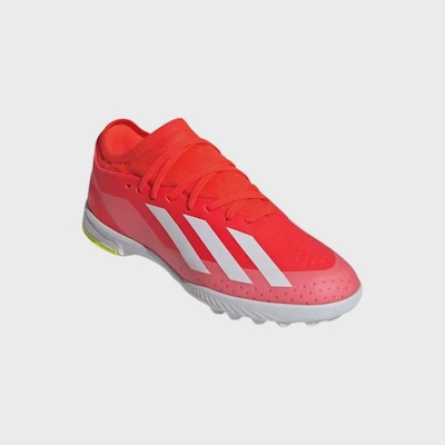 Chuteira Society Infantil Adidas X Crazyfast League 3 - Foto 3