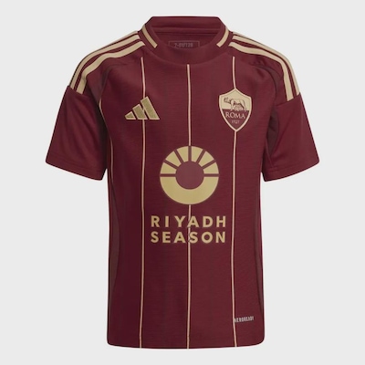 Camisa Roma I 2024/25 Infantil Adidas - Foto 1