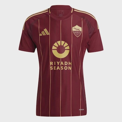 Camisa As Roma Masculina I 24/25 Adidas - Foto 1