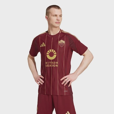 Camisa As Roma Masculina I 24/25 Adidas - Foto 3
