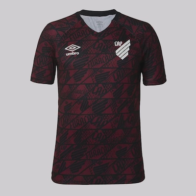 Camisa do Athletico Paranaense 25/26 Umbro Aquecimento Masculina - Foto 1