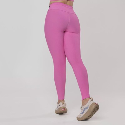 Calça Legging Fitness Textura Canelado Poliamida Feminina - Foto 5