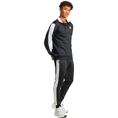 Agasalho Masculino adidas Basic Tricot Colorblock - Foto 4