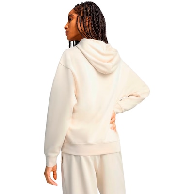 Blusão Feminino Puma Script Comfort Hoodie com Capuz - Foto 2