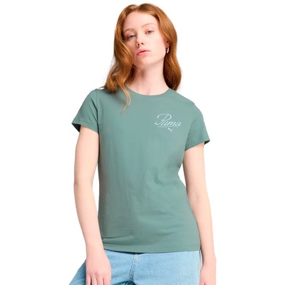 Camiseta Feminina Puma Ess Script - Foto 1