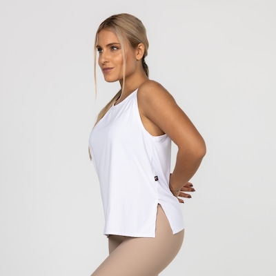 Camiseta Fitness Larginha Altura Média Feminina - Foto 4